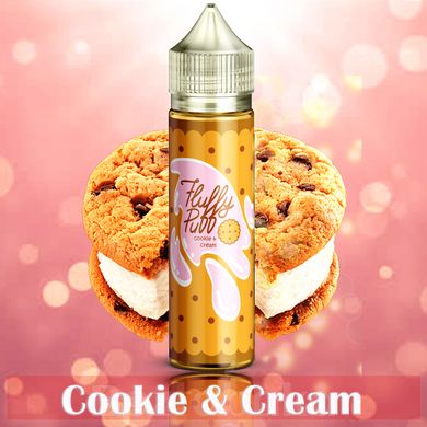 Cookie & Cream | Крем + Печенье - Fluffy Puff (60 мл)