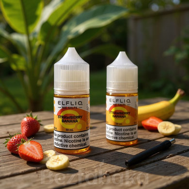 Strawberry Banana - ELFLIQ (50 мг | 30 мл)