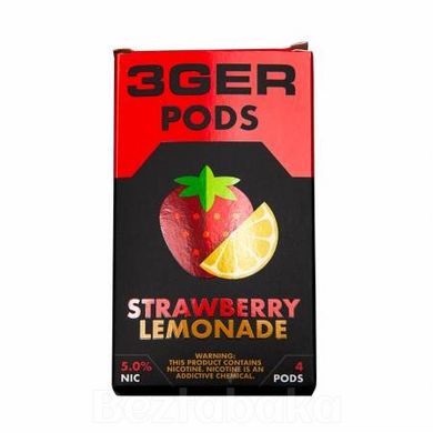 Сменный картридж 3GER Pods Strawberry Lemonade