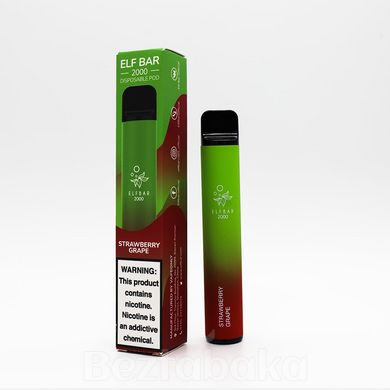 ElfBar 2000 Pod - Strawberry Grape 5% Одноразовая Подсистема (50 мг)