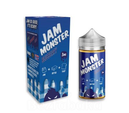 Blueberry | Тост з Олією і Чорничним Джемом - Jam Monster (100 мл)