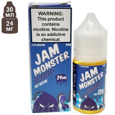 Bluberry | Чорничний джем - Jam Monster Salt (30 мл)